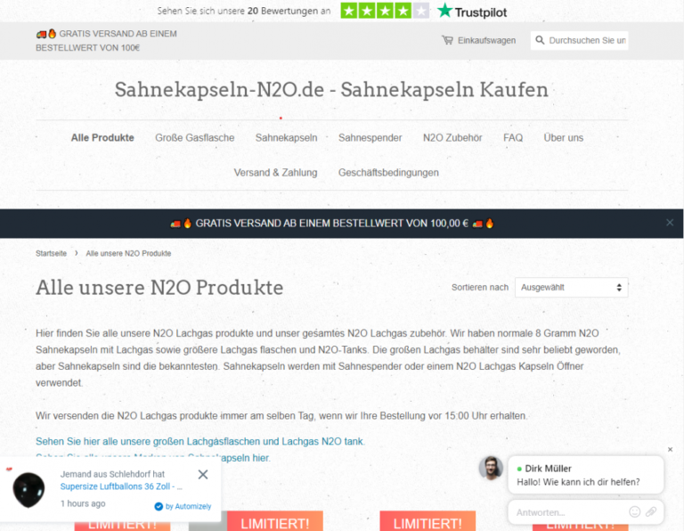 Ein Sahnespender als perfektes Geschenk